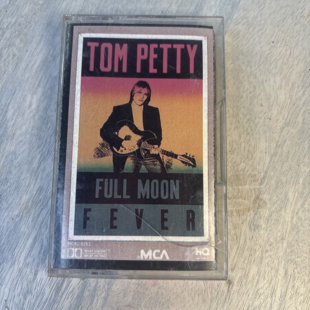 Tom Petty Full Moon Fever Cassette Tape 1989 MCA Free Fallin Classic Rock